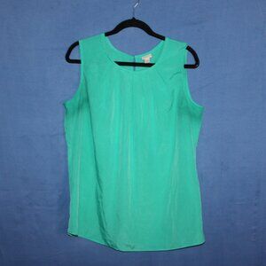 Merona Sleeveless Blouse Aqua XXL